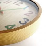 Non-Ticking Colorful Battery Operated Clock