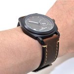 Wristwatch Watch Band Oil Tan Vintage Strap Dark Brown
