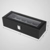 Glass Topped 6-Slot Watch Box