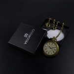 VIGOROSO Men's Vintage Full Copper Hand-Wind Mechanical