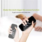 Modern Digital Alarm Clock Snooze Small Led Desk