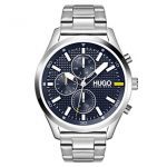Silver  HUGO Link Bracelet Casual Watch