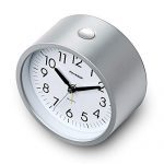 Round Silent Analog Alarm Clock Non Ticking, Gentle Wake