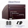 FRUCASE Automatic Watch Winder Brown New Version