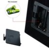 Single Watch Winder in Black Leather