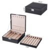 Elegant Necklace Organizer Box: 12 Compartments for Chains and Bracelets - The Perfect Jewelry Storage Solution