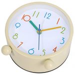 Colorful Kids Analog Alarm Clock,4 inch Simple Stylish