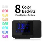 SMARTRO Digital Projection Alarm Clock with Weather Station