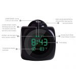 TechKen Projection Alarm Clock Voice Alarm Clock