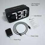 Projection Led Alarm Clock Radio Digital Alarm