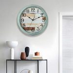 HYLANDA Rustic Wall Clock, Wall Clocks Battery Operated