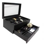 Display Case Organizer Watch Box 12 Watch Slots