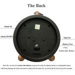 Retro Vintage Golden Table Clock Non-Ticking