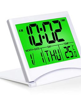 Digital Travel Alarm Clock with Backlight