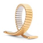 Speidel Ladies Watch Band Dual Tone Straight End