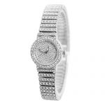 Ladies Dress Watch Luxury Quartz Small Face Diamond