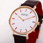 August Steiner Women's Multicolored Baguette Crystals Watch