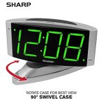 LED Digital Alarm Clock Swivel Base