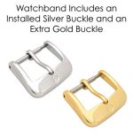 Speidel Leather Lizard Grain Watch Band: Stylish Replacement Strap for Watches
