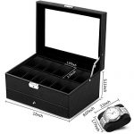 12 Slots Watch Organizer Jewelry Display