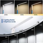 LED Desk Lamp Office with Clock
