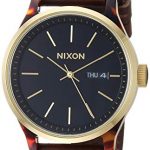 NIXON Sentry Luxe A1263 - Tortoise/Gold/Brown - 100m Water Resistant