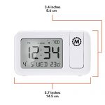 Indoor Temperature Projection Alarm Clock with Backlight Display