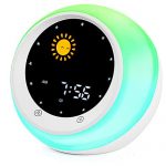 Sun & Moon Rise Kids Alarm Clock Wake Up Light & Night Light