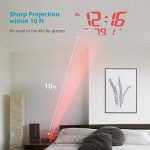 USB Charger Digital Clock Projector