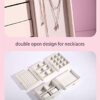 Watches Case with 5 Drawers White