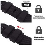 Silicone Watch Bands Quick Release Rubber 21mm
