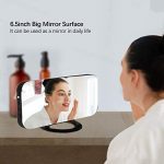 Digital Alarm Clock,Large Mirrored LED Clock,Snooze