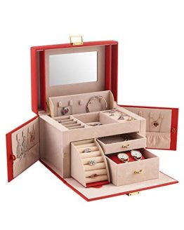 Jewelry Box Storing for Watch Faux Leather