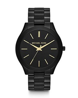 Michael Kors Women's Slim Runway Black Watch