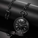 Pocket Watch Engraved Hicarer with Gift Box