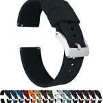 Elite Silicone Watch Bands 22mm Black