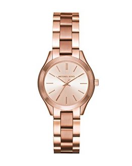 Michael Kors Women's Mini Slim Runway Rose Gold-Tone Watch