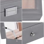 12 Slots Watch Box Organizer with Valet Drawer