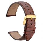 WOCCI 18mm Alligator Embossed Leather Watch Band