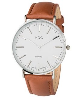 Minimalist Mens Analog Wrist Watch by MDC