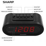 Automatic Smart Clock with Red LEDs, Great for Seniors