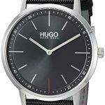 HUGO by Hugo Boss Watch with Leather Strap, Black 