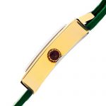 Hunter Green Bruno Magli Quartz Italian Leather Strap Watch