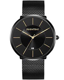 PHANTACI Reloj Biden Hombre Ultrathin Minimalist Watches