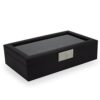 Glenor Co Watch Box for Men - 12 Slot Luxury Carbon Fiber
