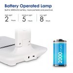 LED Desk Lamp Office with Clock