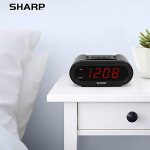 Automatic Smart Clock with Red LEDs, Great for Seniors