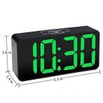 Digital Alarm Clock with USB Port for Charging