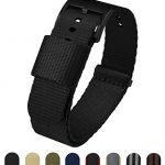 18mm Black Jetson NATO Style Watch Strap