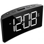 Digital Dual Alarm Clock Brightness Dimmer